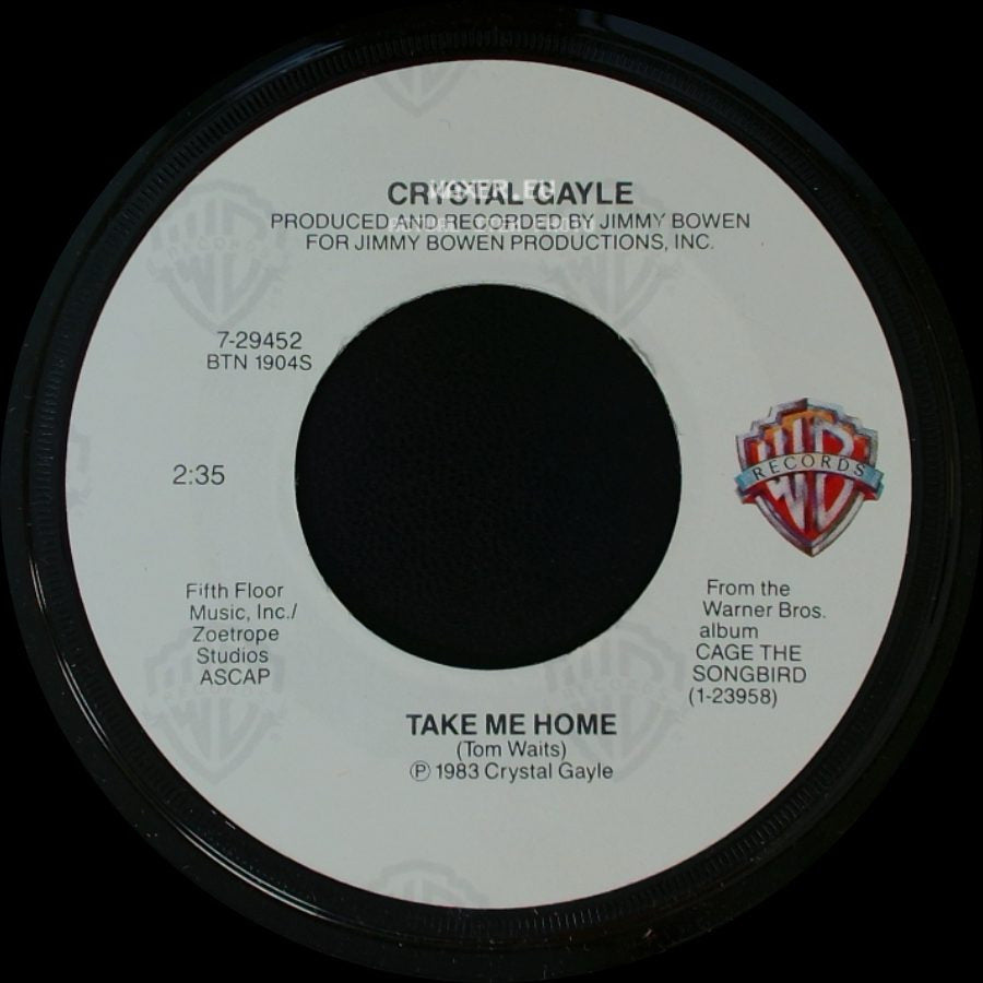 Crystal Gayle - Take Me Home / The Sound Of Goodbye side A
