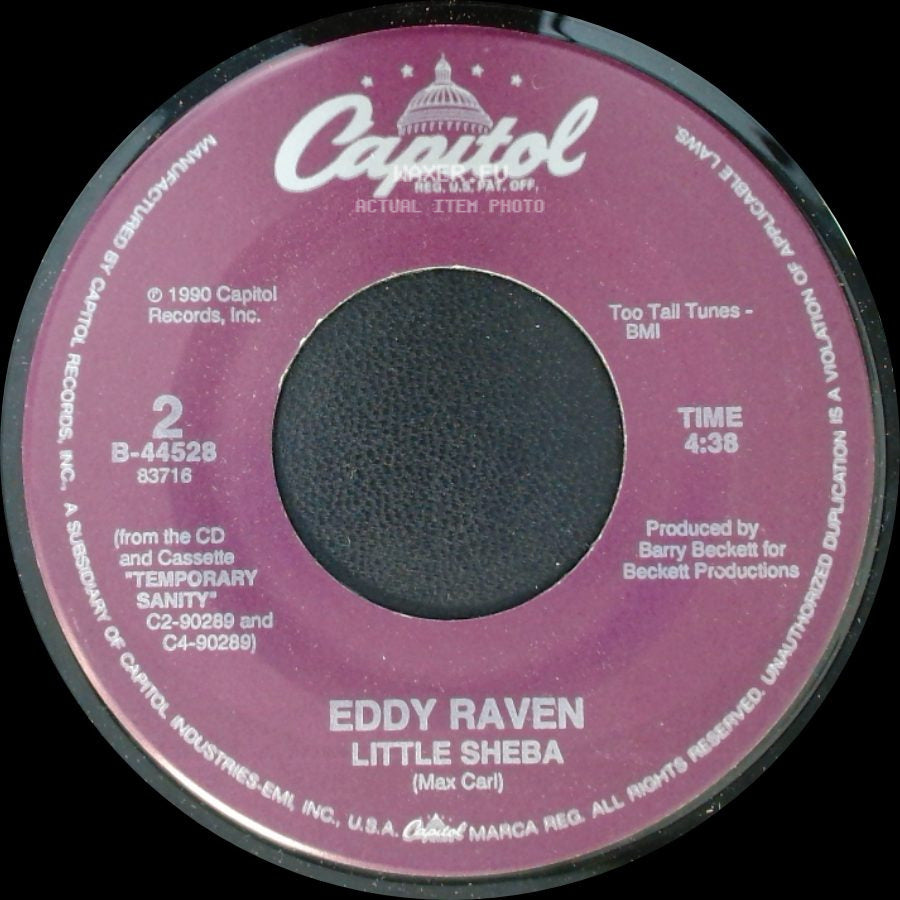 Eddy Raven - Sooner Or Later / Little Sheba side B