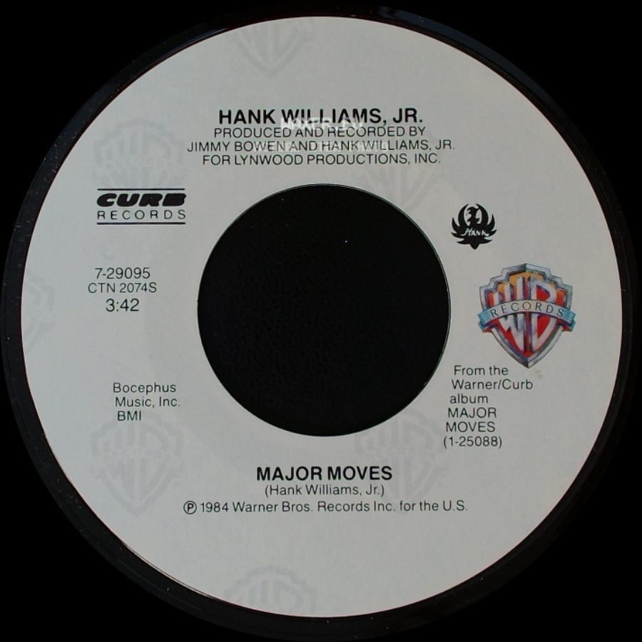 Hank Williams, Jr. - Mr. Lincoln / Major Moves side B