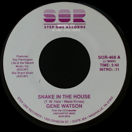 Gene Watson - Snake In The House / You Can't Believe A Thing I Say side A
