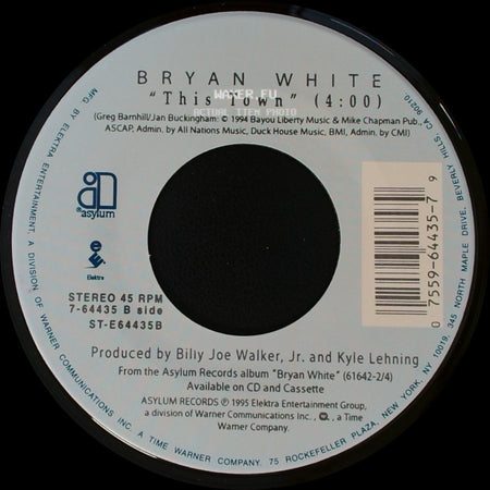 Bryan White - Someone Else's Star / This Town side B