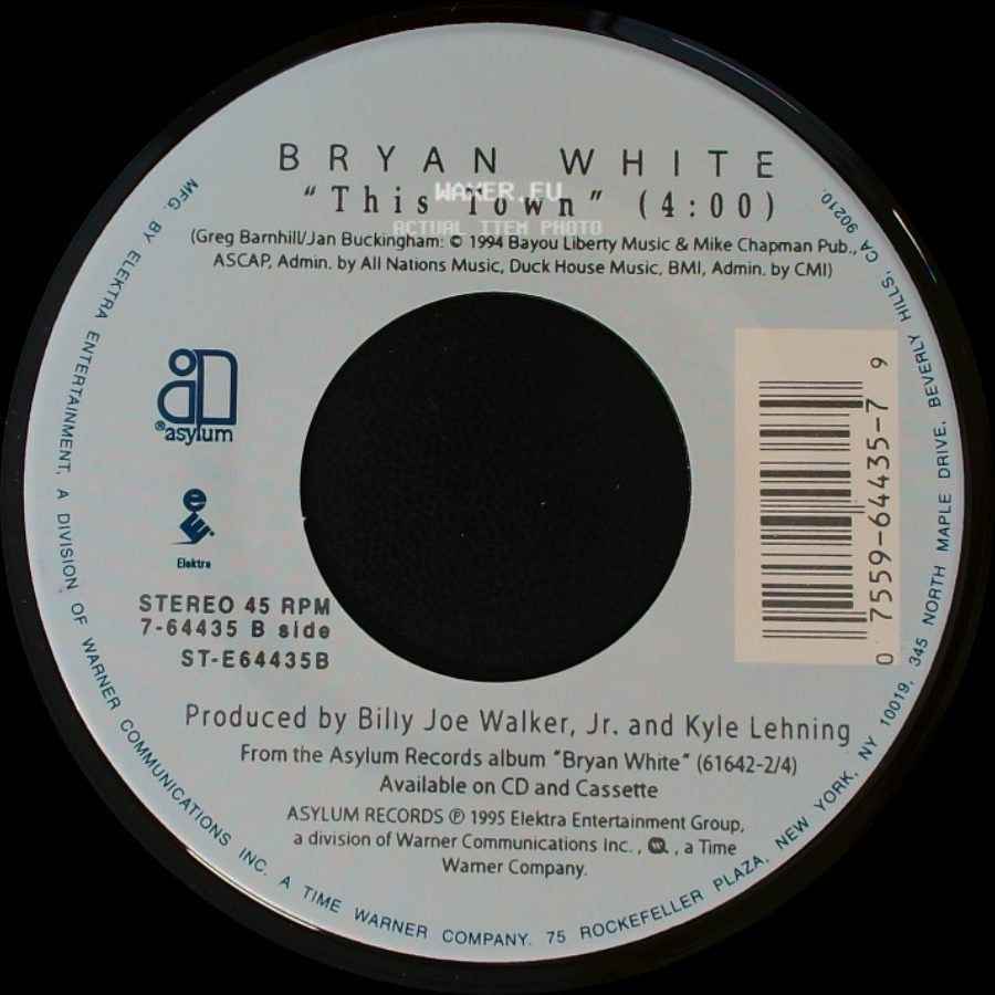 Bryan White - Someone Else's Star / This Town side B