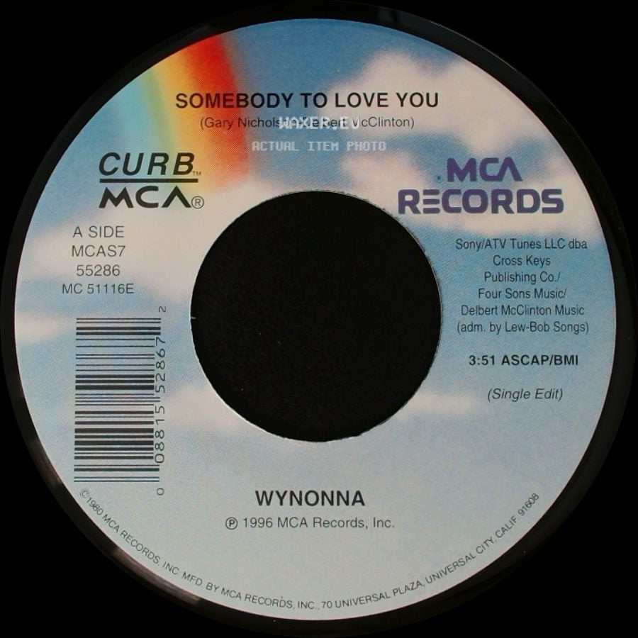 Wynonna - Somebody To Love You / Somebody To Love You side A