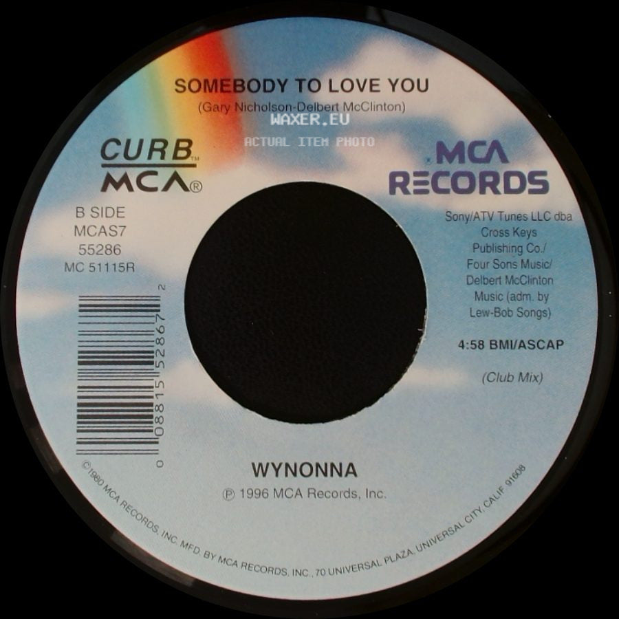 Wynonna - Somebody To Love You / Somebody To Love You side B