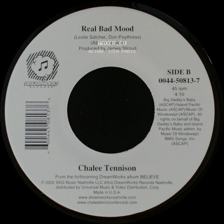 Chalee Tennison - Lonesome Road / Real Bad Mood side B