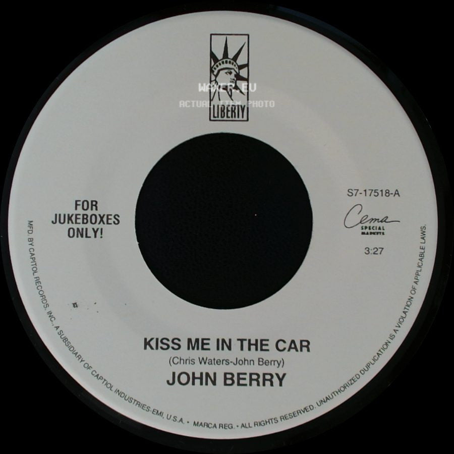 John Berry - More Than Just A Little / Kiss Me In The Car side B