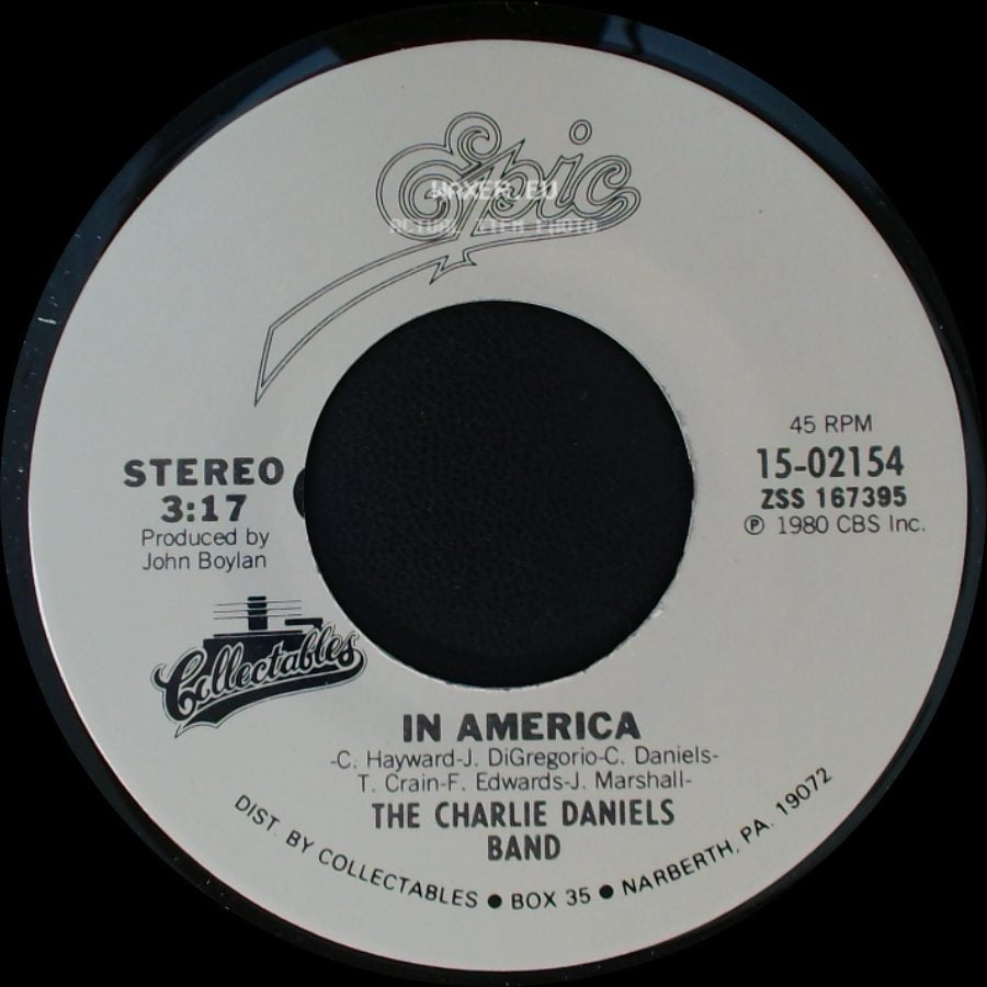 The Charlie Daniels Band - In America / The Legend Of Wooley Swamp side A
