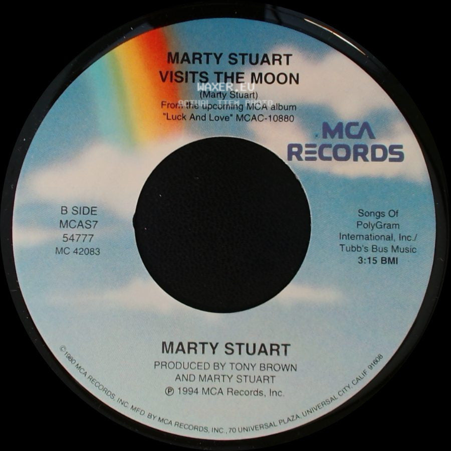 Marty Stuart - Kiss Me, I'm Gone / Visits The Moon side B