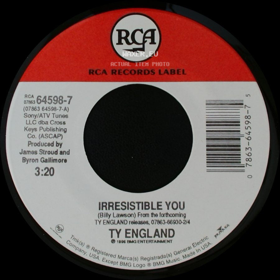 Ty England - You'll Find Somebody New / Irresistible You side B