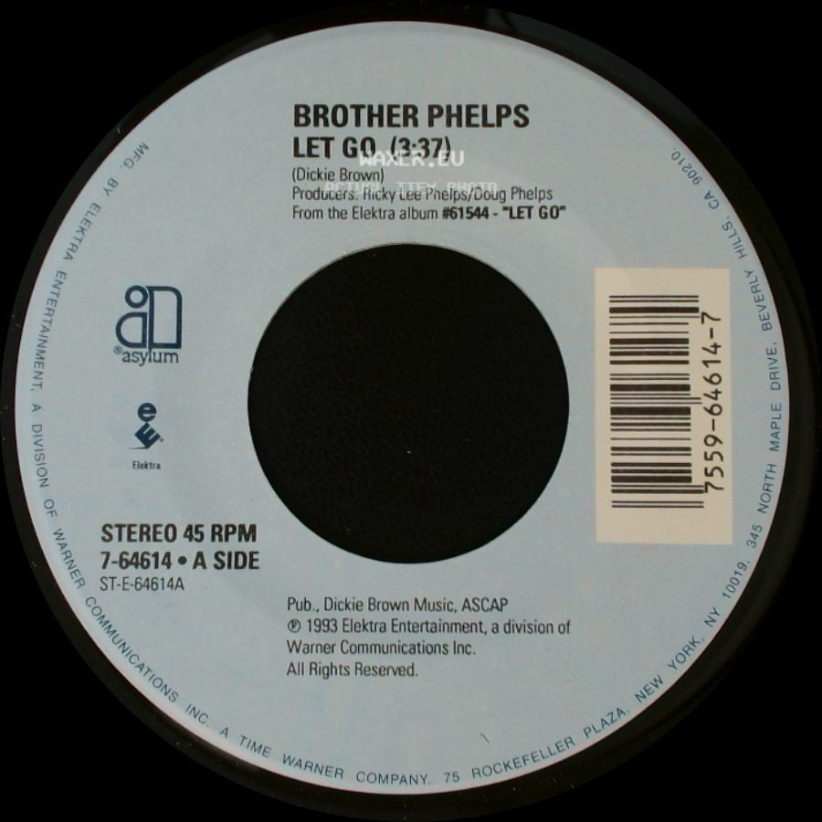Brother Phelps - Let Go (3:37) / Everything Will Work Out Fine side A