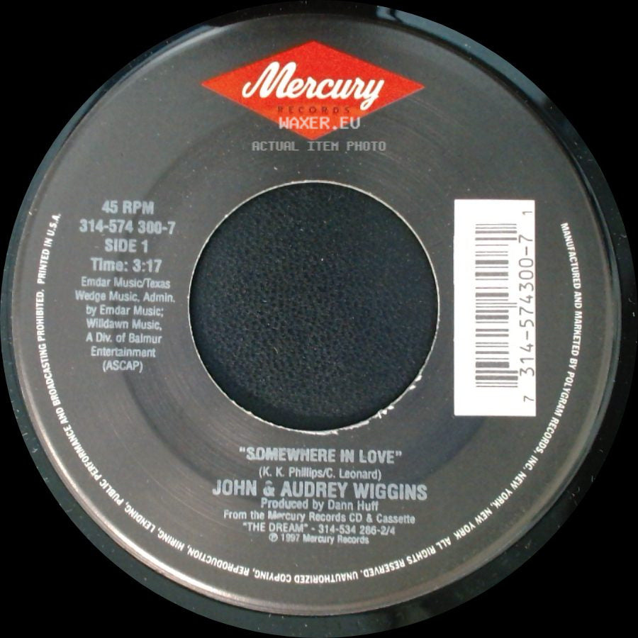 John & Audrey Wiggins - Somewhere In Love / I Can Sleep When I'm Dead side A