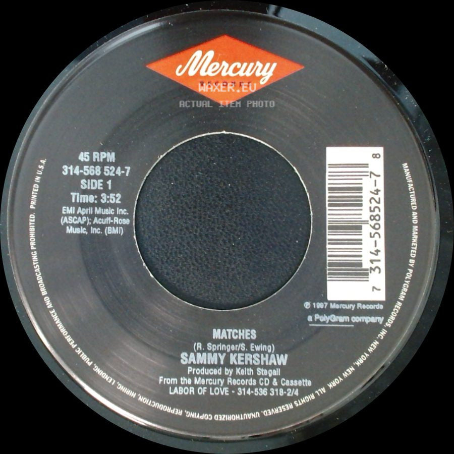Sammy Kershaw - Matches / Thank God You're Gone side A