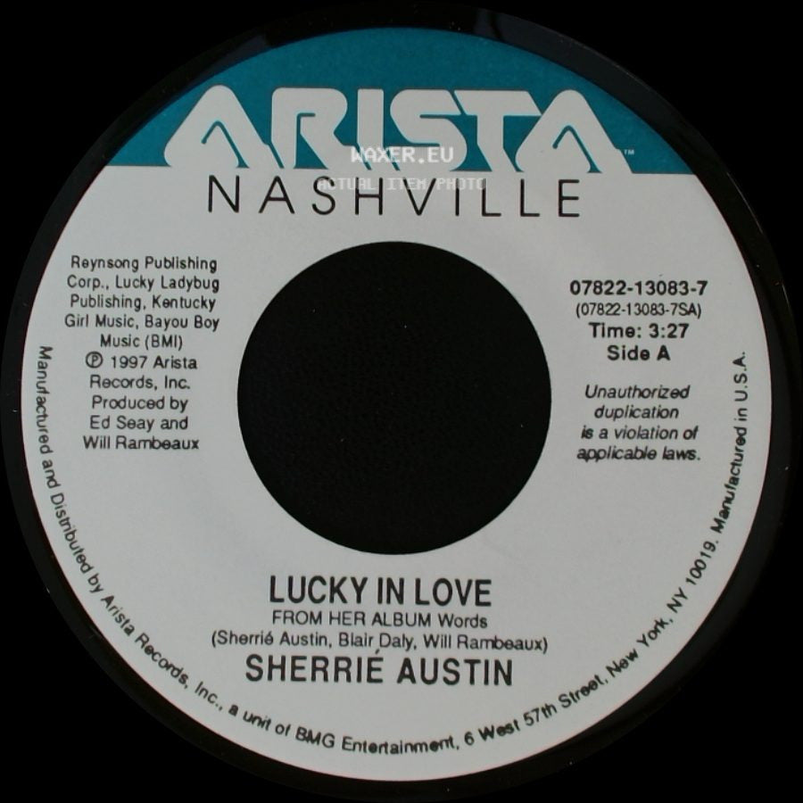 Sherrie Austin - Lucky In Love / Put Your Heart Into It side A