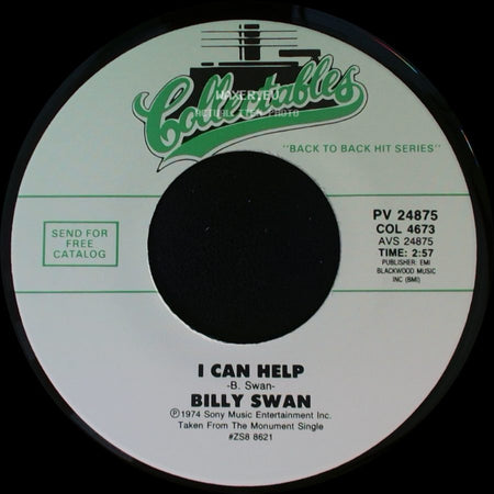 Billy Swan - I Can Help / I'm Her Fool side A