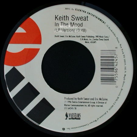 Keith Sweat - In The Mood / Nobody Featuring Athena Cage (Radio Edit) side A