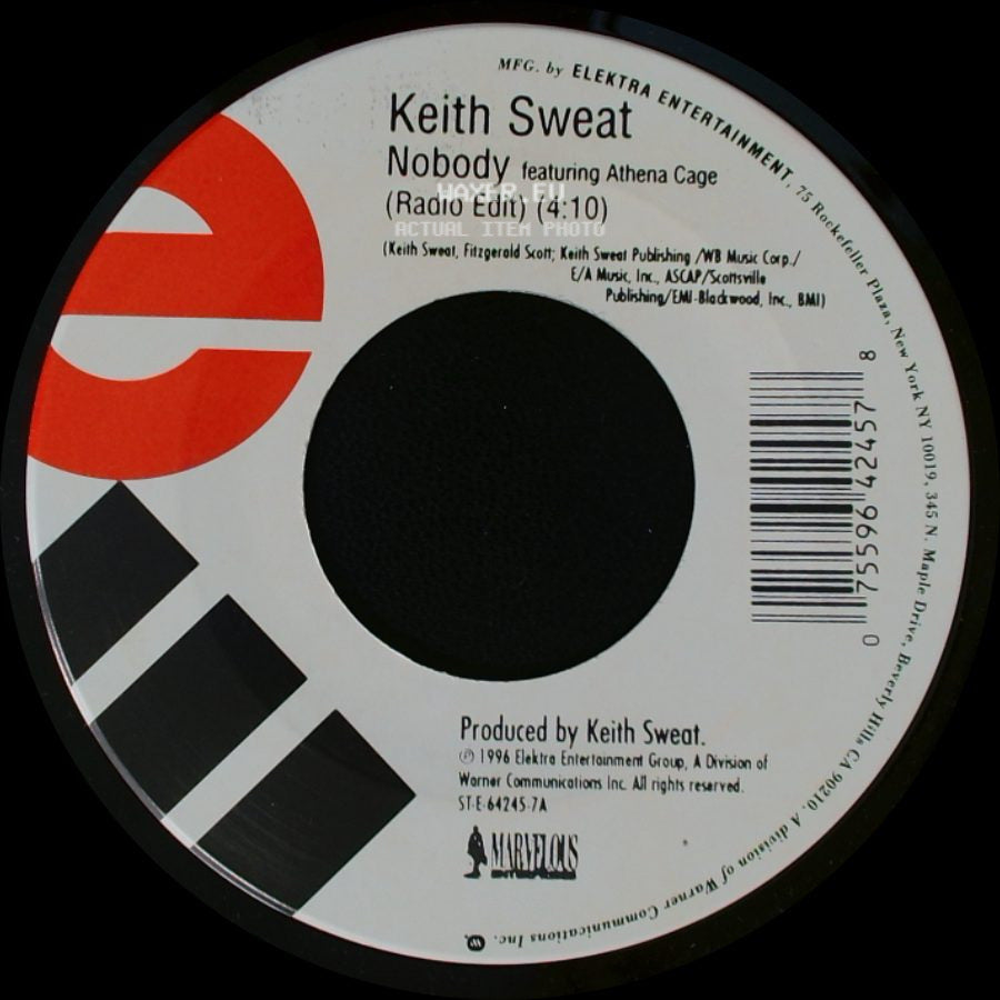 Keith Sweat - In The Mood / Nobody Featuring Athena Cage (Radio Edit) side B