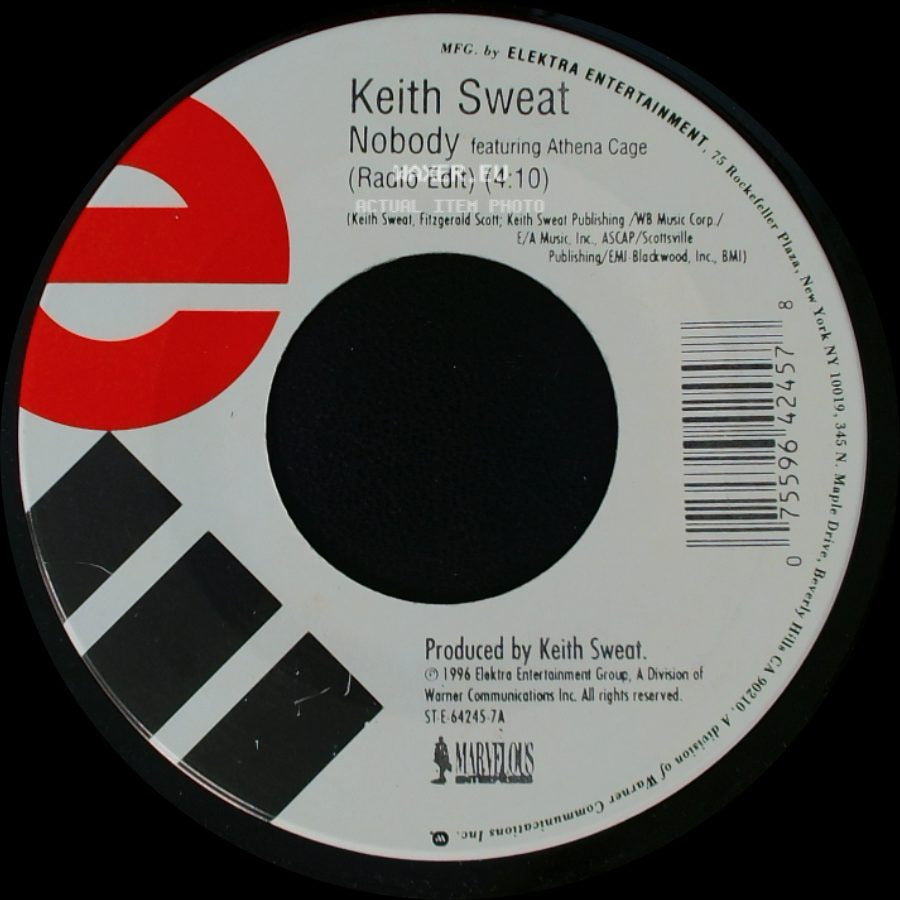 Keith Sweat - In The Mood (Lp Version) / Nobody Featuring Athena Cage (Radio Edit) side B