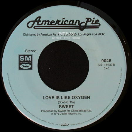 Quicksilver Messenger Service / Sweet - Fresh Air / Love Is Like Oxygen side B