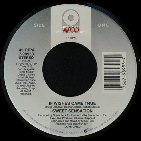 Sweet Sensation - If Wishes Came True / Lp Preview side A