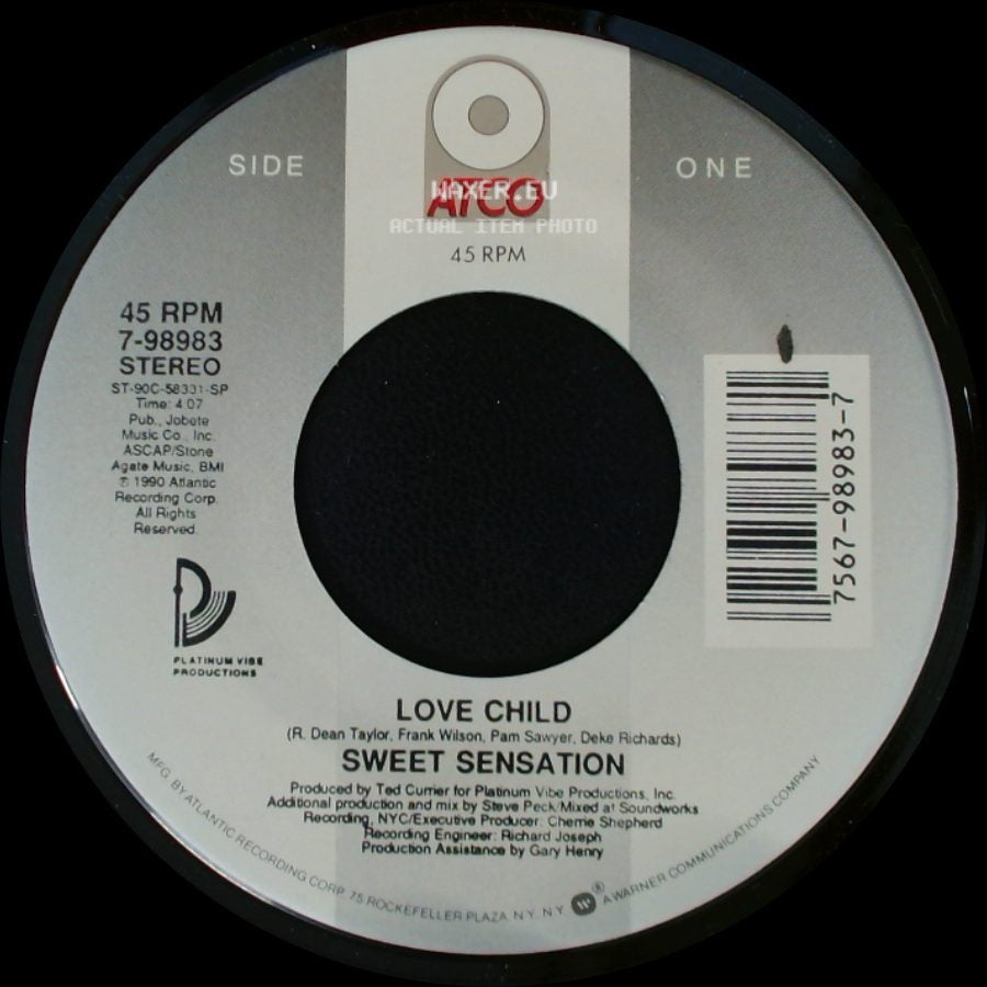 Sweet Sensation - Love Child / Child Of Love (Rock The House) side A