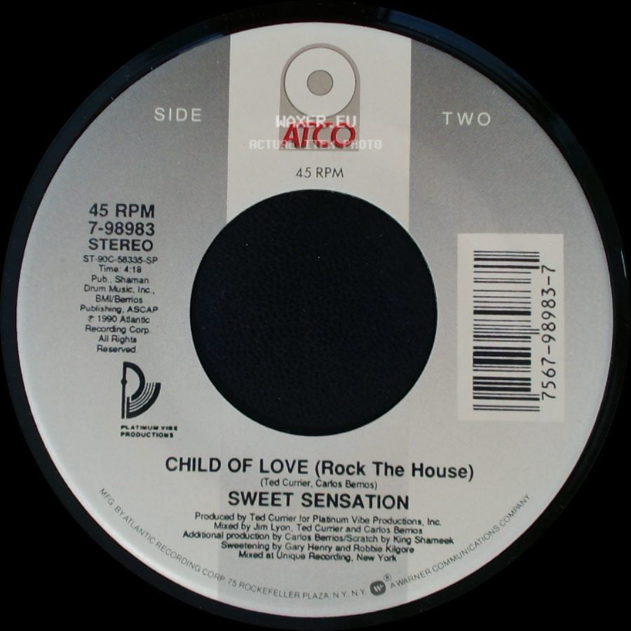 Sweet Sensation - Love Child / Child Of Love (Rock The House) side B