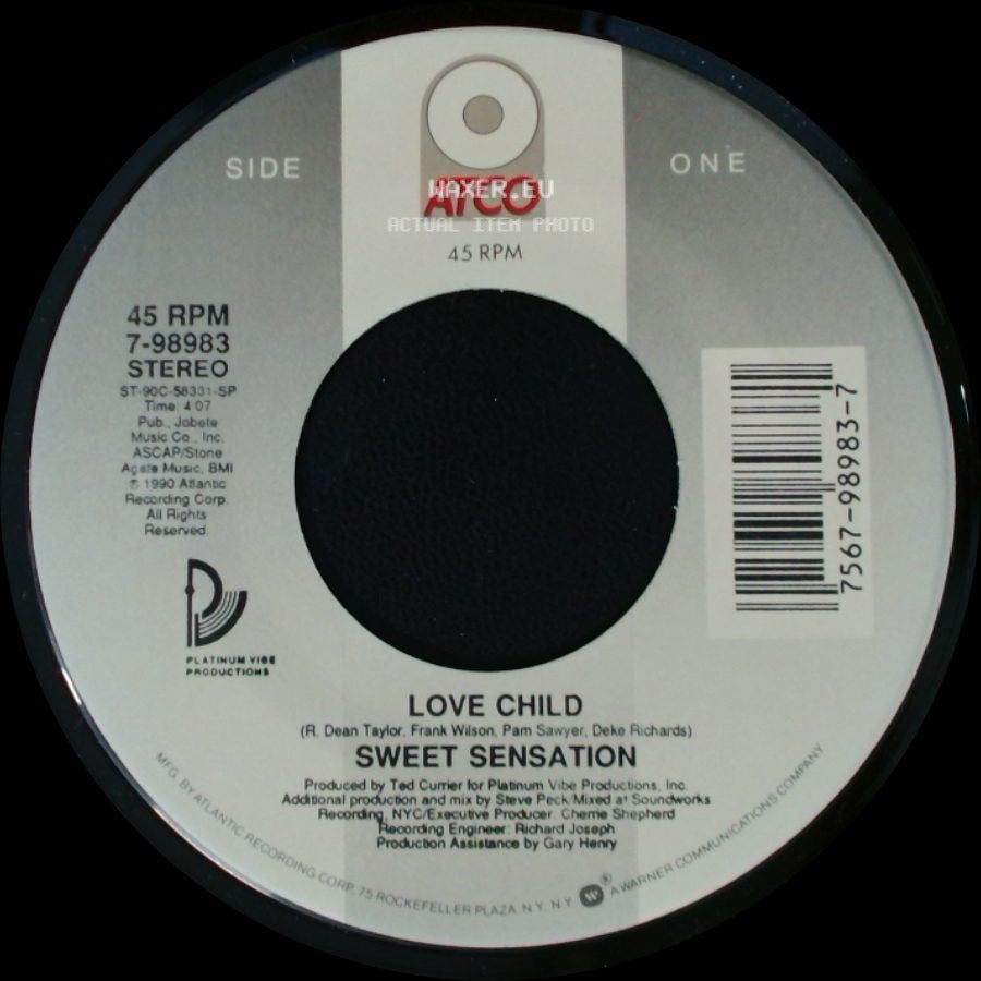 Sweet Sensation - Love Child / Child Of Love (Rock The House) side A