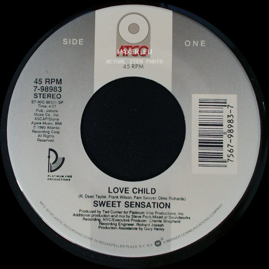 Sweet Sensation - Love Child / Child Of Love (Rock The House) side A