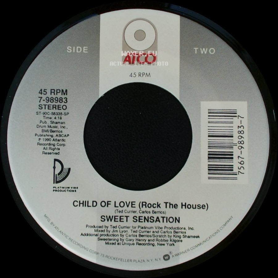 Sweet Sensation - Love Child / Child Of Love (Rock The House) side B