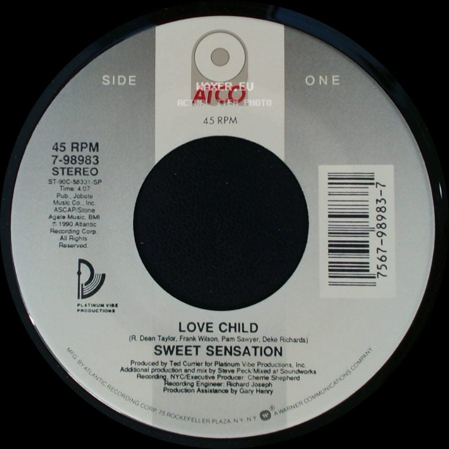 Sweet Sensation - Love Child / Child Of Love (Rock The House) side A