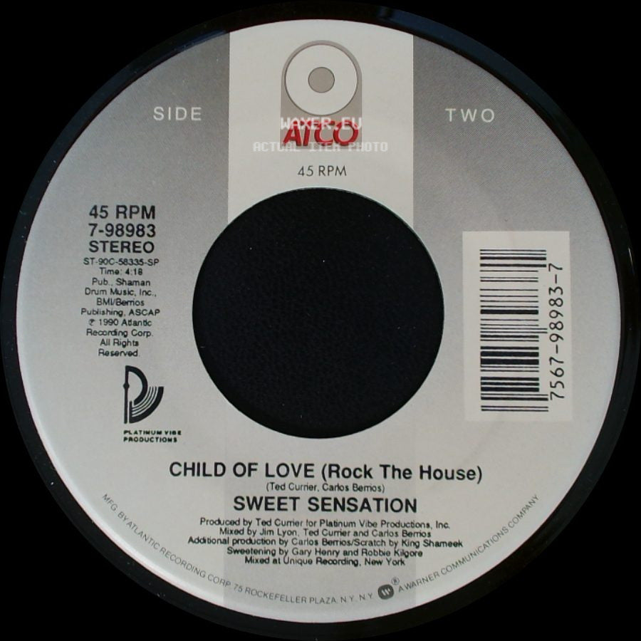 Sweet Sensation - Love Child / Child Of Love (Rock The House) side B