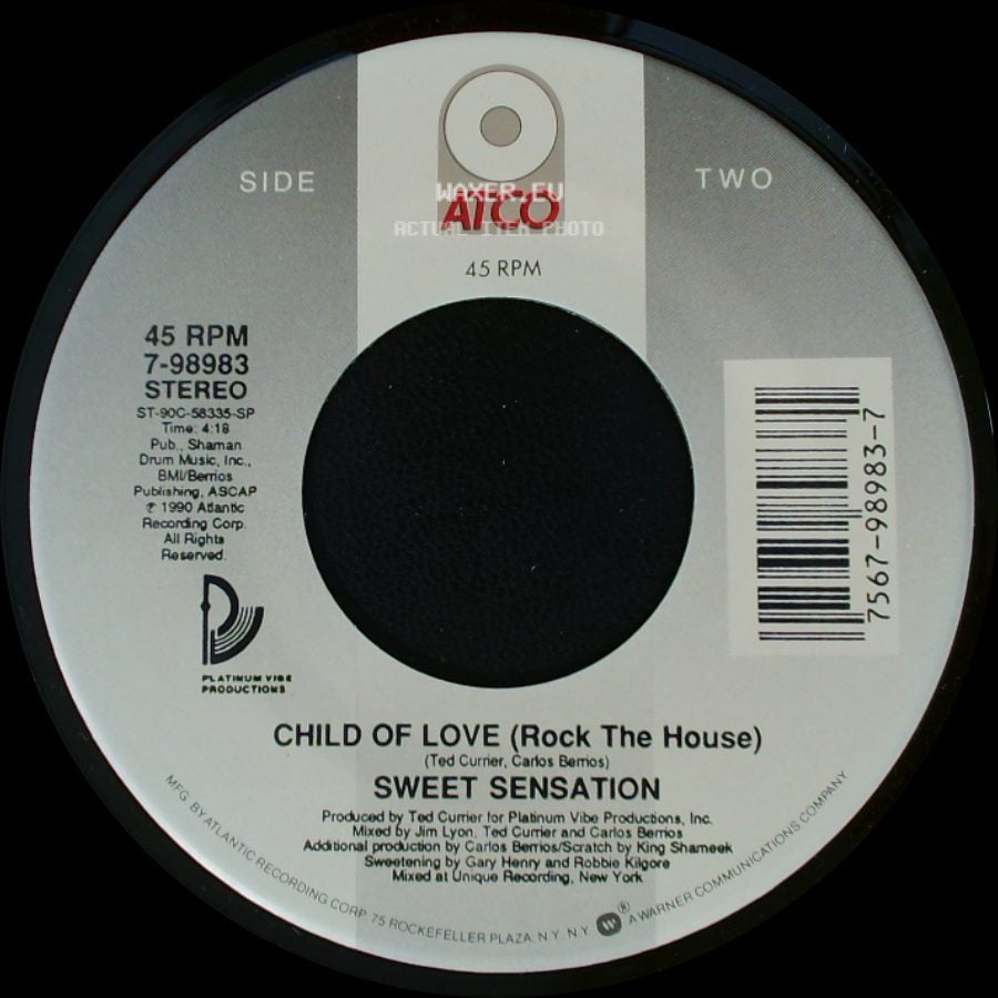 Sweet Sensation - Love Child / Child Of Love (Rock The House) side B