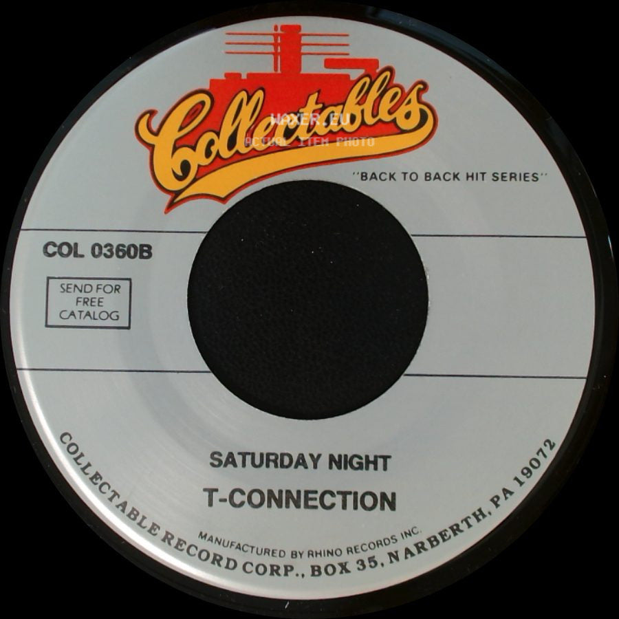 T-Connection - Do What You Wanna Do / Saturday Night side B