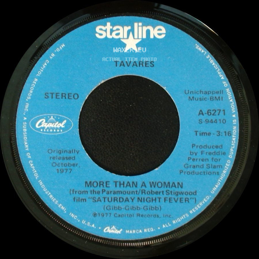 Tavares - More Than A Woman / Whodunit side A