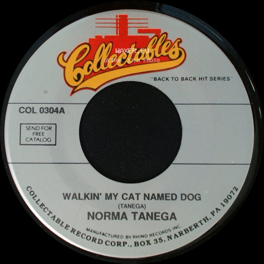 Norma Tanega / Eddie Rambeau - Walkin' My Cat Named Dog / Concrete And Clay side A