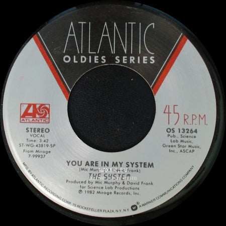 The System - You Are In My System / Sweat side A