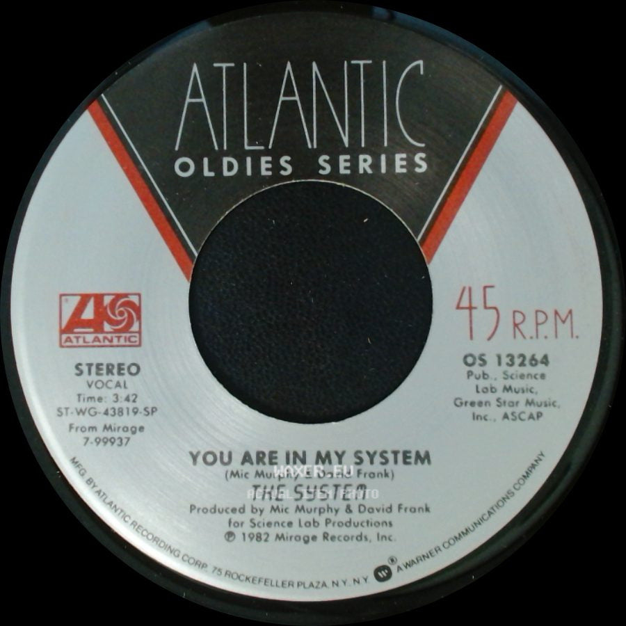 The System - You Are In My System / Sweat side A