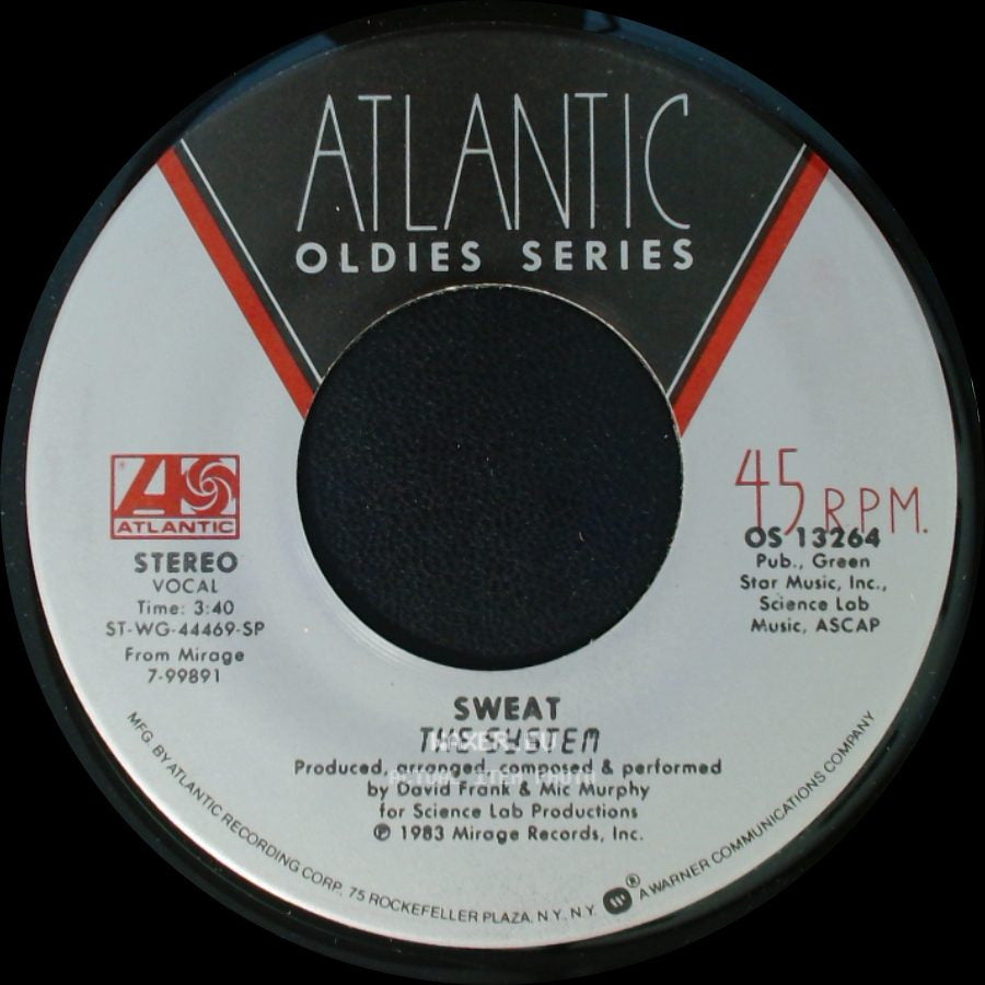 The System - You Are In My System / Sweat side B
