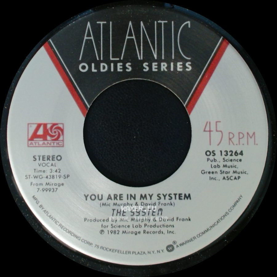The System - You Are In My System / Sweat side A