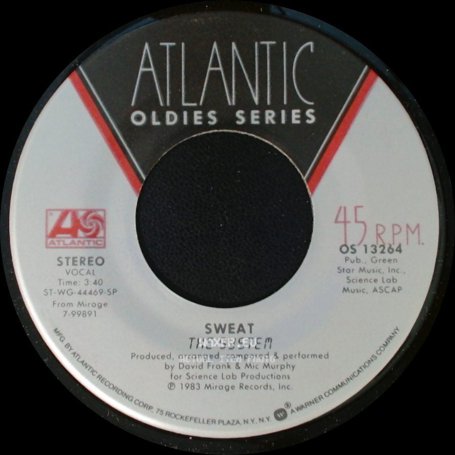 The System - You Are In My System / Sweat side B