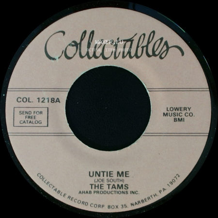 The Tams - Untie Me / Disillusioned side A