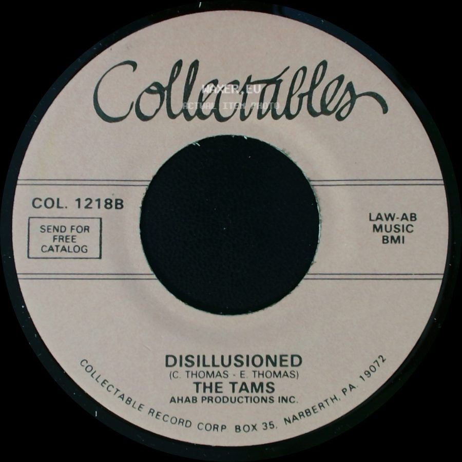 The Tams - Untie Me / Disillusioned side B