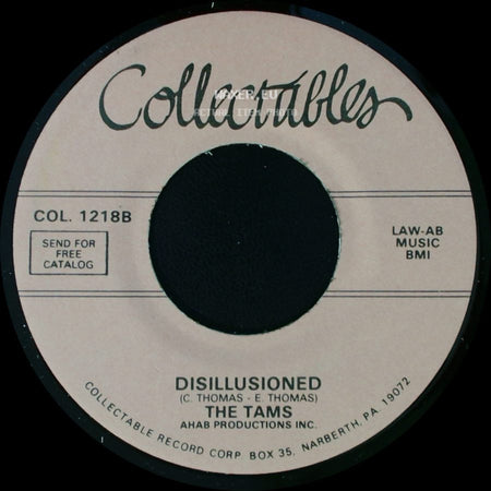 The Tams - Untie Me / Disillusioned side B