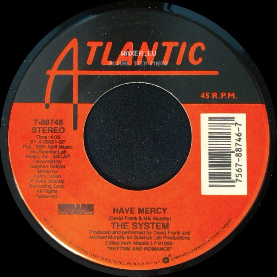 The System - Have Mercy / Have Mercy side A
