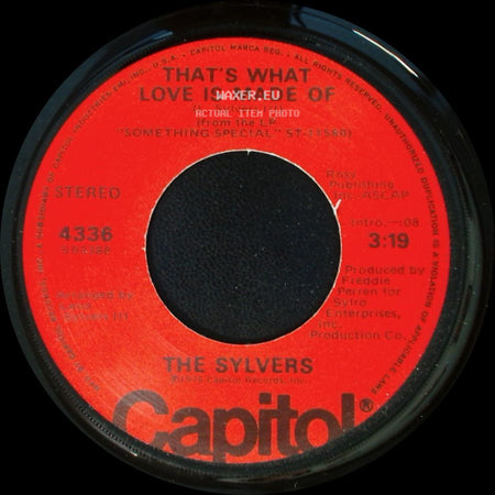 The Sylvers - Hot Line / That's What Love Is Made Of side B