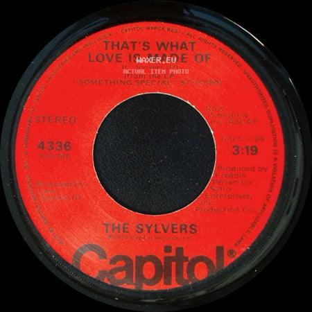 The Sylvers - That's What Love Is Made Of / Hot Line side A