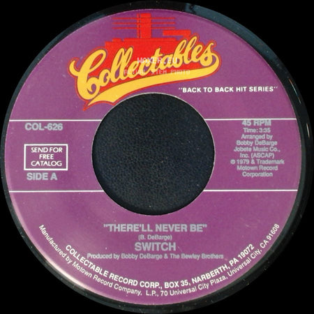 Switch - There'll Never Be / Best Beat In Town side A