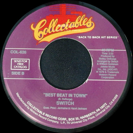 Switch - There'll Never Be / Best Beat In Town side B