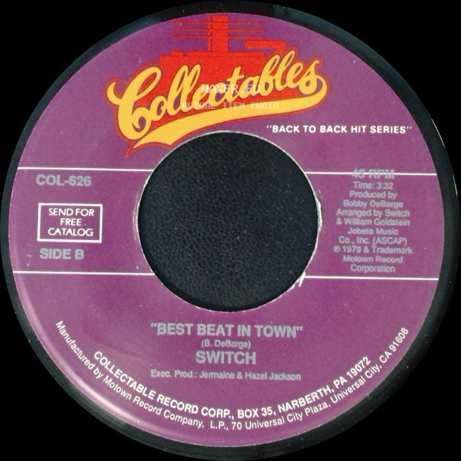 Switch - There'll Never Be / Best Beat In Town side B
