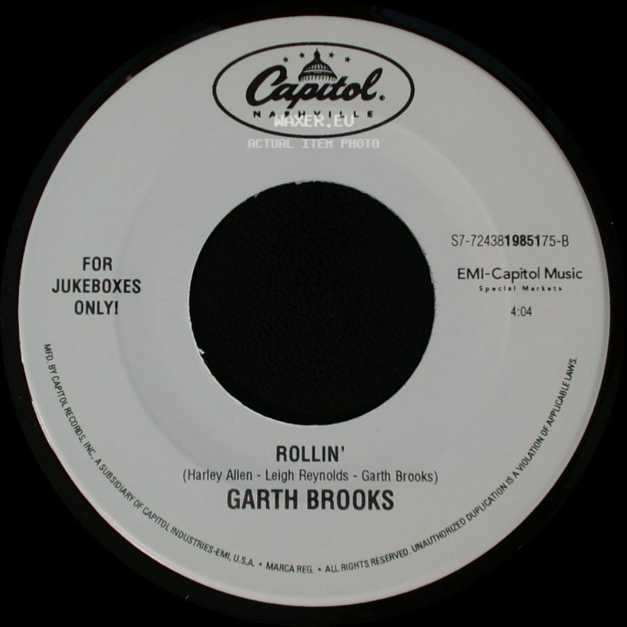 Garth Brooks - Longneck Bottle / Rollin' side B
