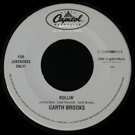 Garth Brooks - Longneck Bottle / Rollin' side B